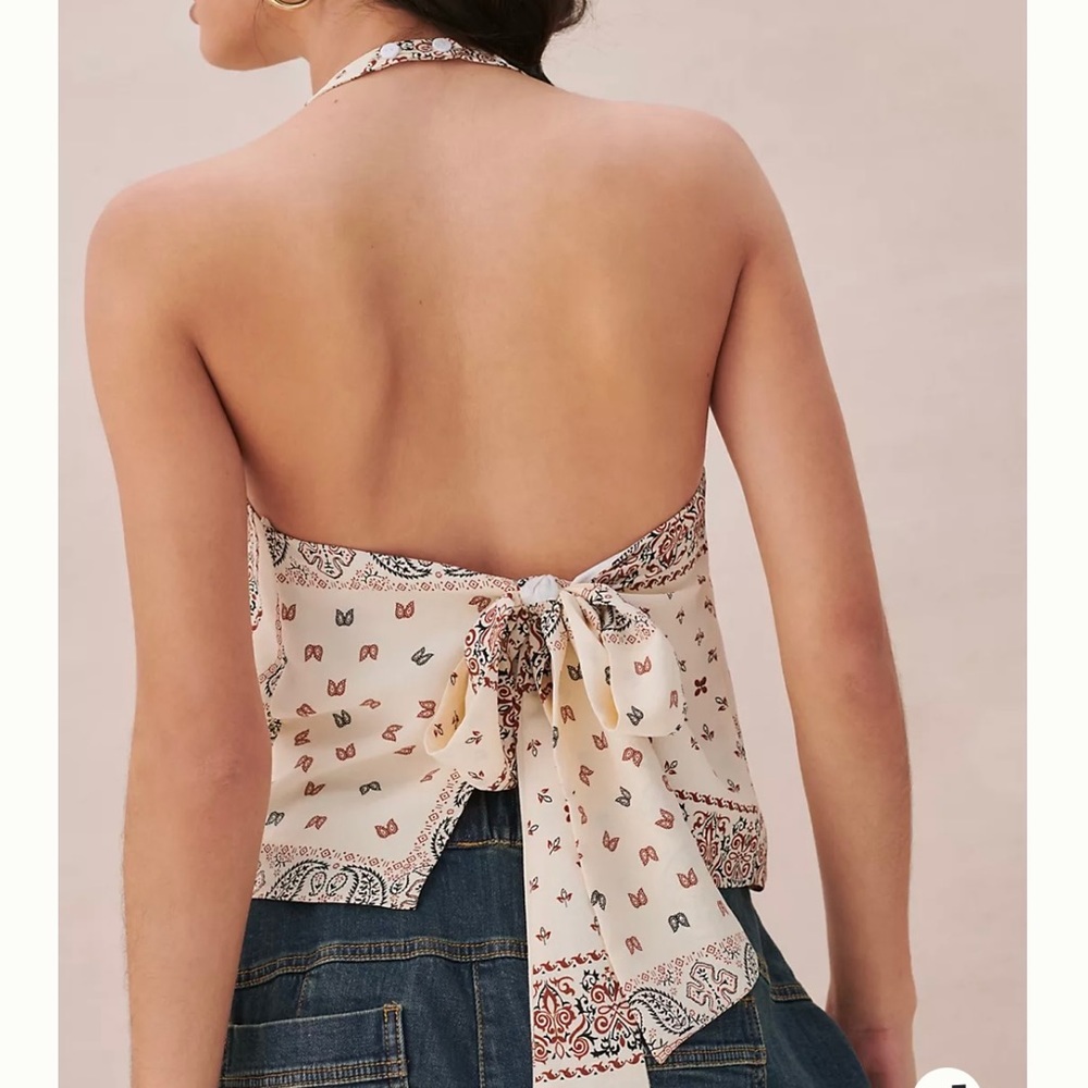 Bishop + Young Spencer Bandana Halter Top